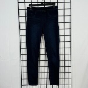 Spanx Jean-ish Ankle Jeggings Womens S Small Blue Stretch Slimming‎ Fall Casual